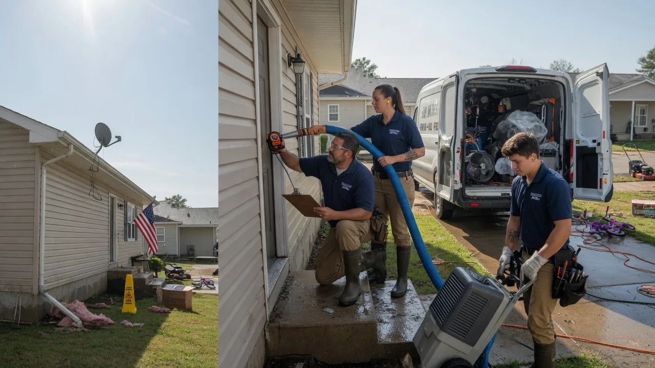 Ceiling Water Damage Restoration in Fairfield, WA near me